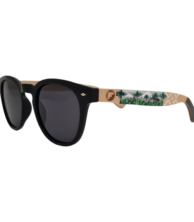 Gogo Rombos Mix Acetato Madera Pintado Araucarias De Sol Pintados