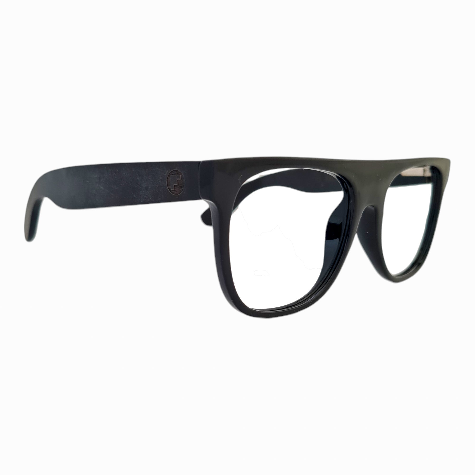 Bird Negro Acetato Madera Optico