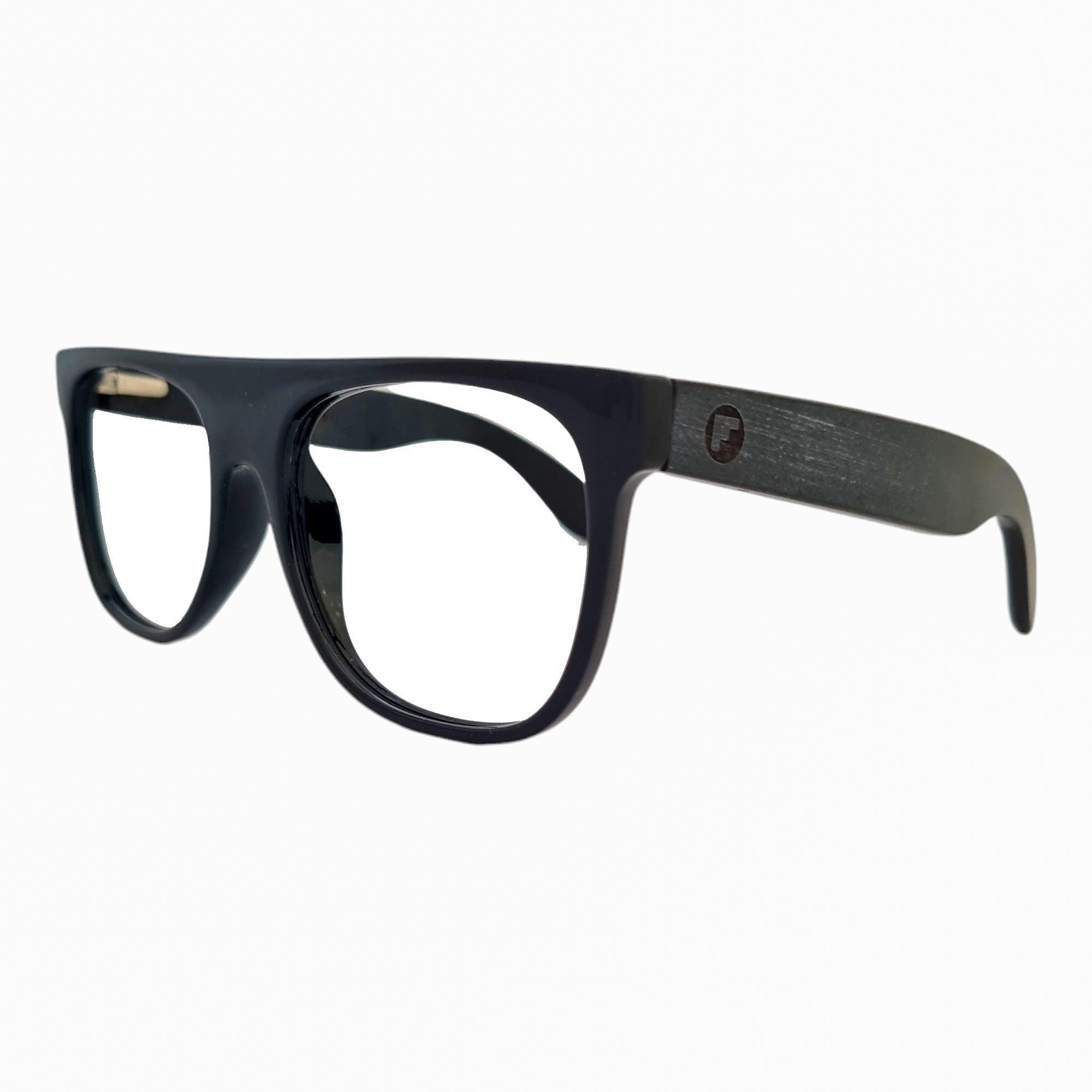 Bird Negro Acetato Madera Optico