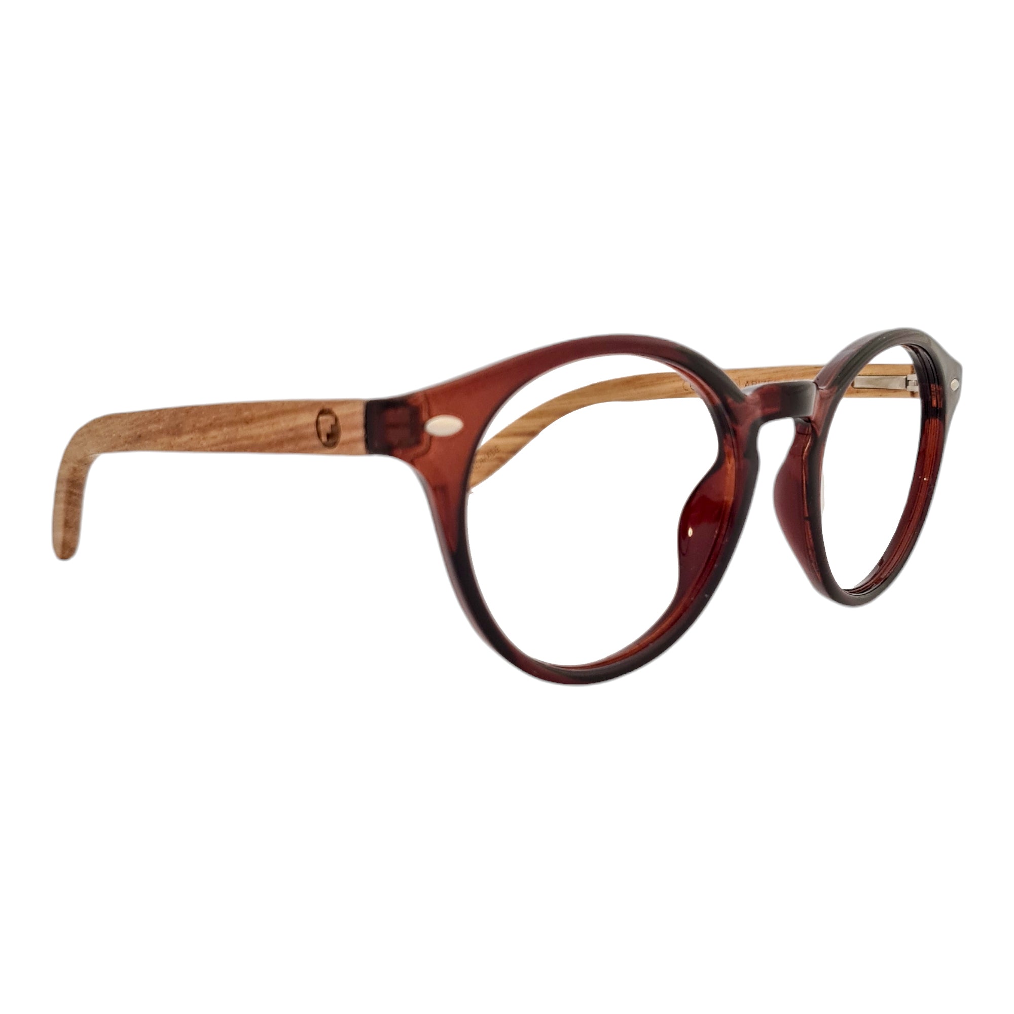 Gogo Burdeo Acetato Madera Optico