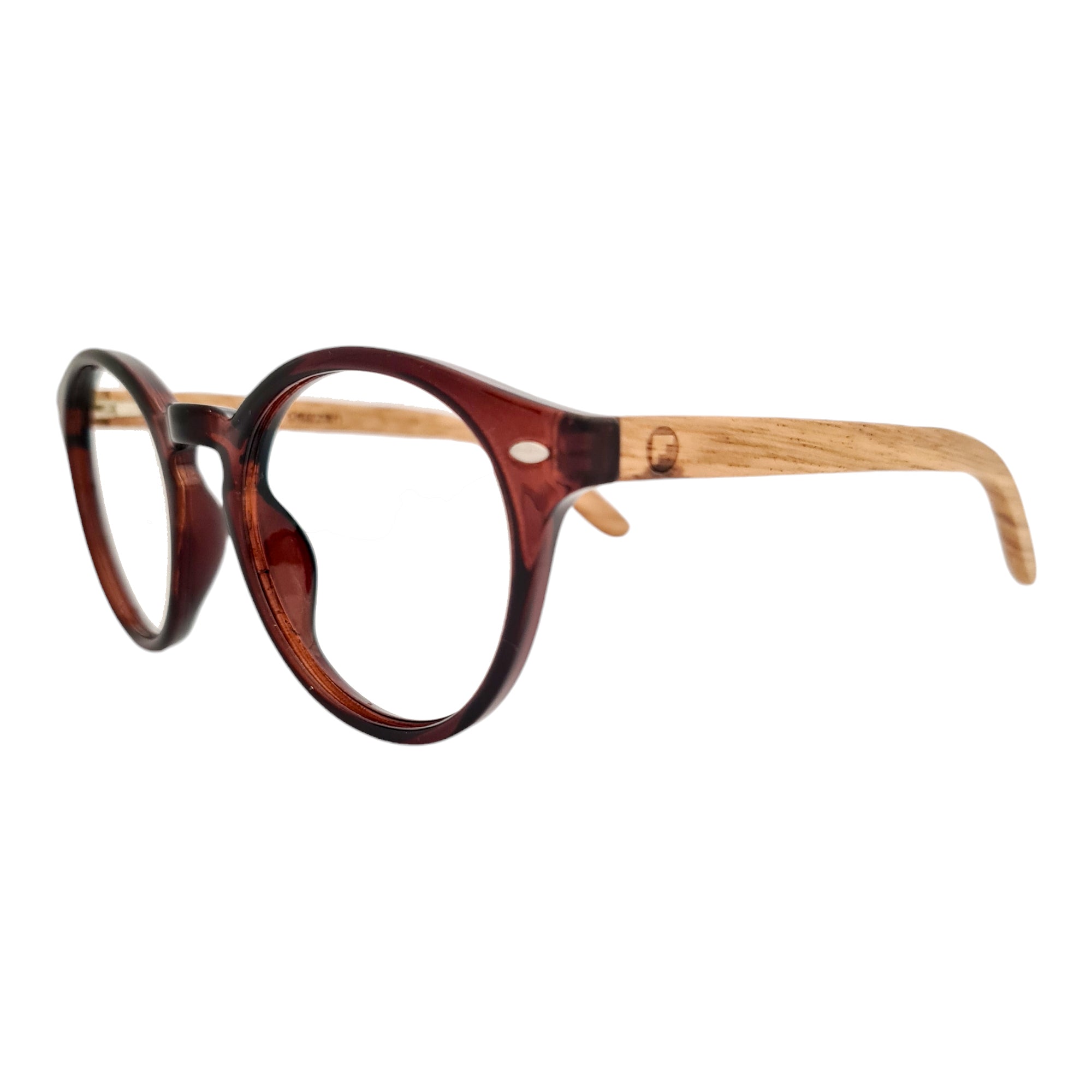 Gogo Burdeo Acetato Madera Optico