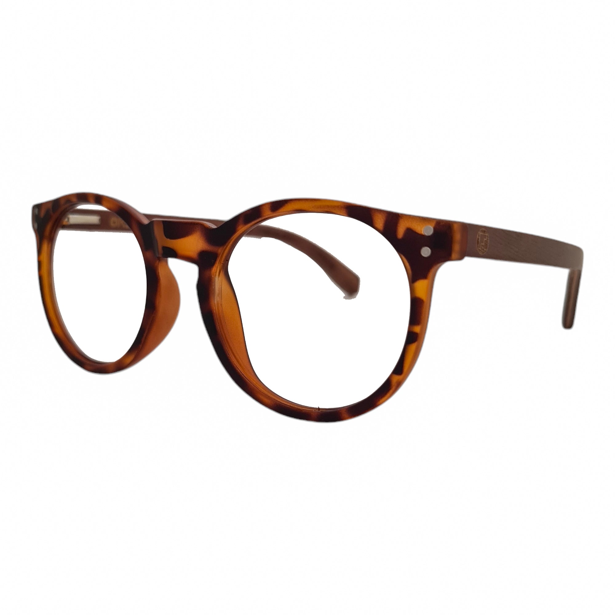 Gogo Mini Tortoise Cafe Acetato Madera Optico