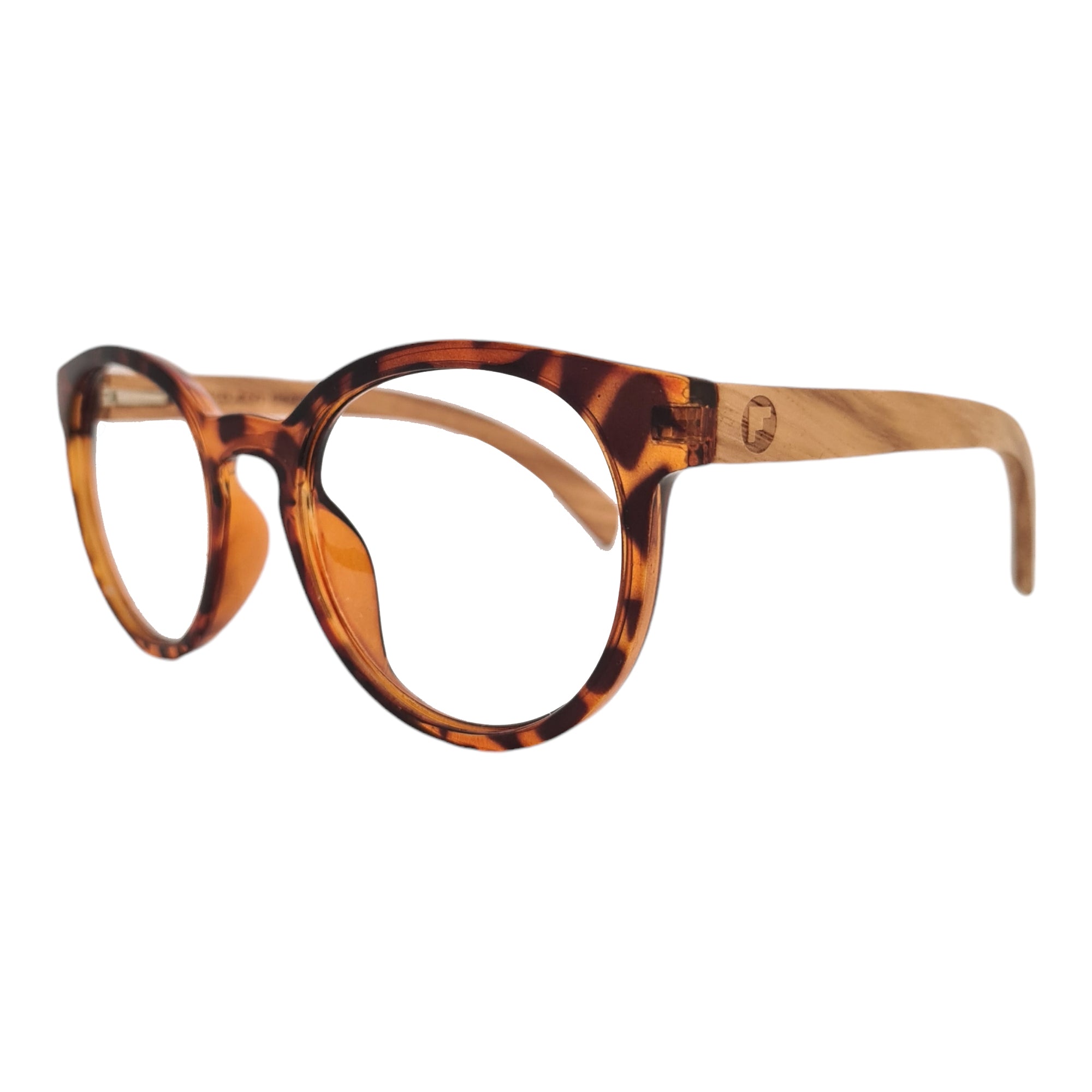 Gogo Tortoise Cafe Acetato Madera Optico